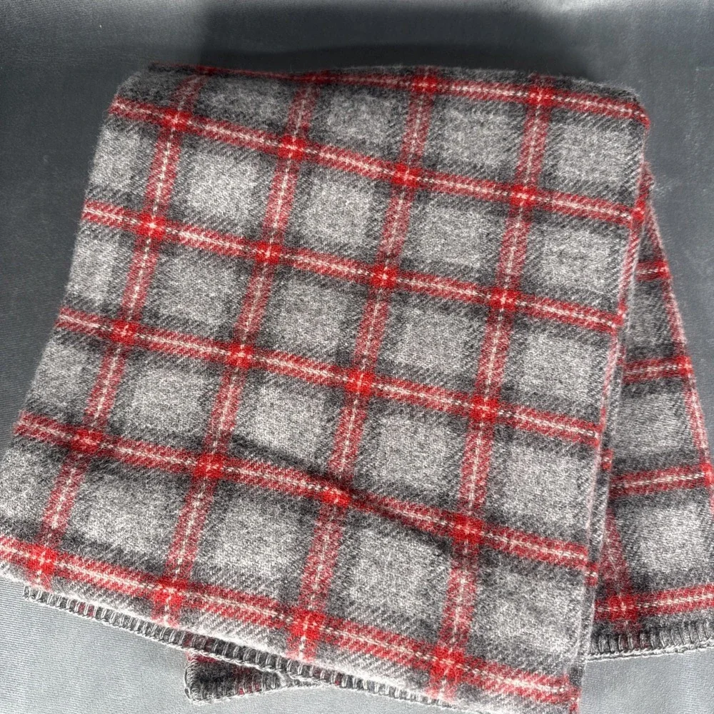 Faribault Woolen Mill x Target Plaid Wool Throw Blanket 50x60 Made USA NWT